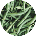 A large pile of green beans